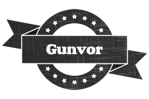 Gunvor grunge logo