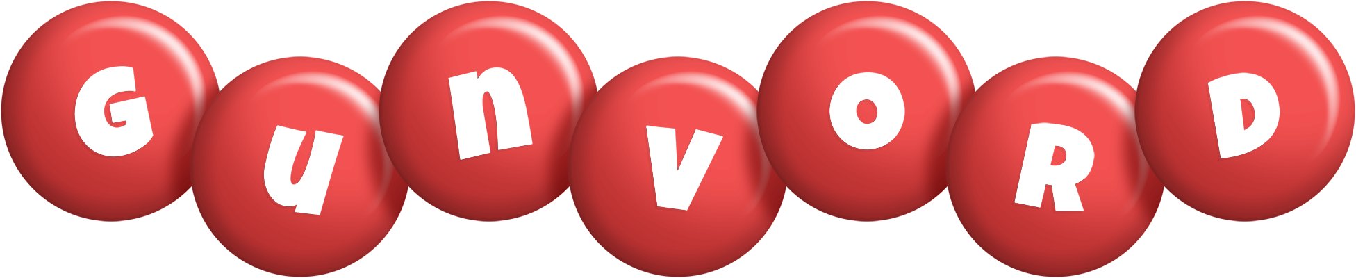 Gunvord candy-red logo