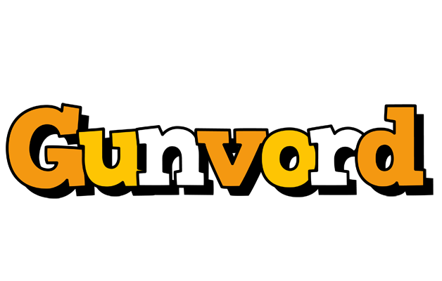 Gunvord cartoon logo