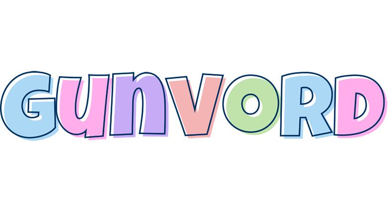 Gunvord pastel logo