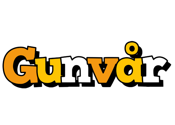 Gunvår cartoon logo