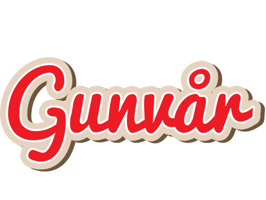 Gunvår chocolate logo