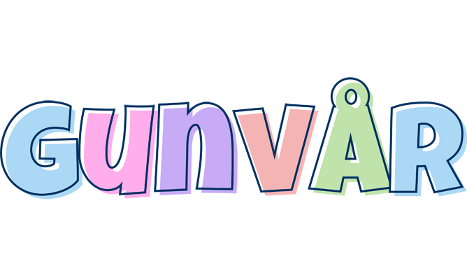 Gunvår pastel logo