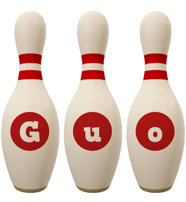 Guo bowling-pin logo