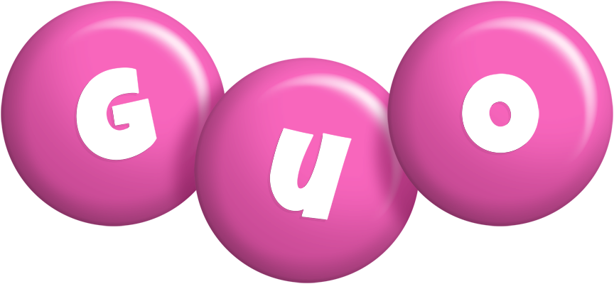 Guo candy-pink logo