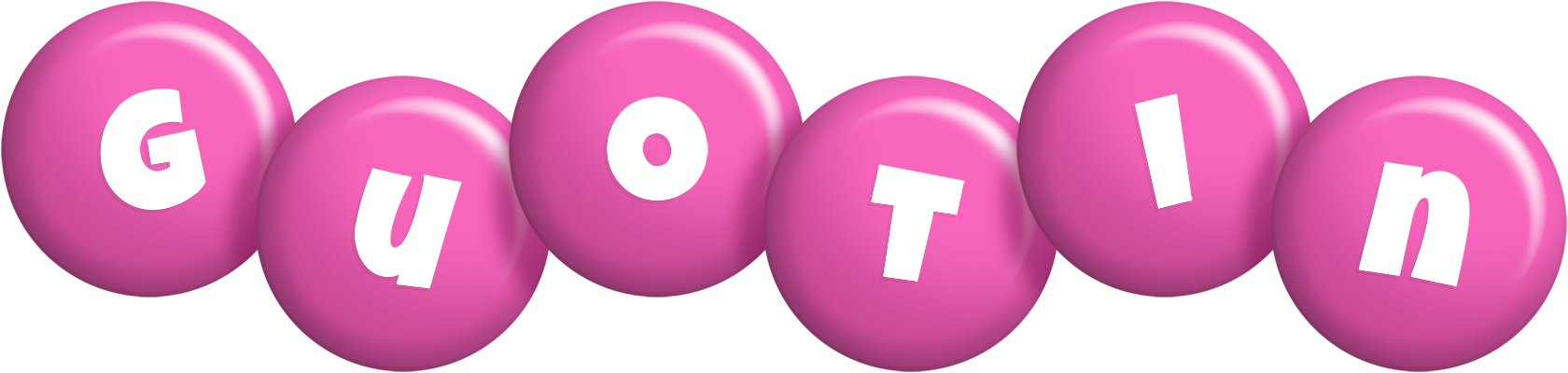 Guotin candy-pink logo