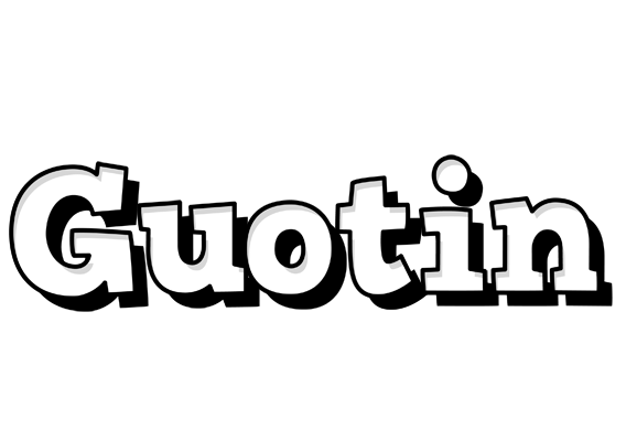 Guotin snowing logo