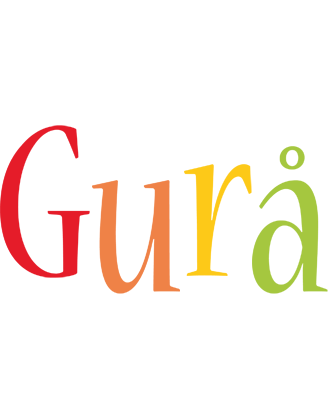 Gurå birthday logo
