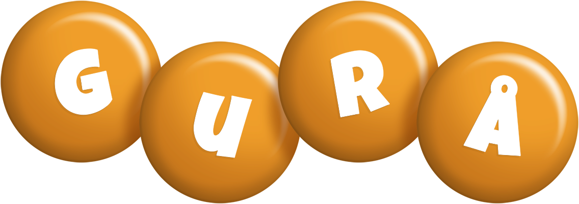 Gurå candy-orange logo