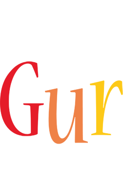 Gur birthday logo