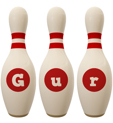 Gur bowling-pin logo
