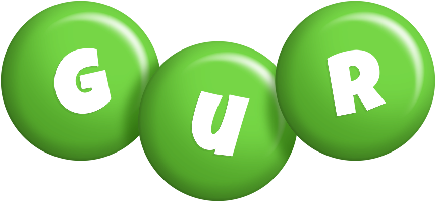 Gur candy-green logo