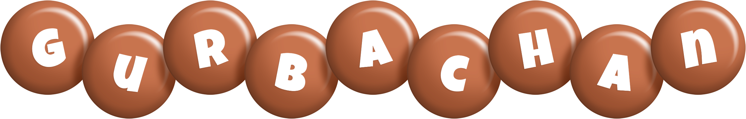 Gurbachan candy-brown logo