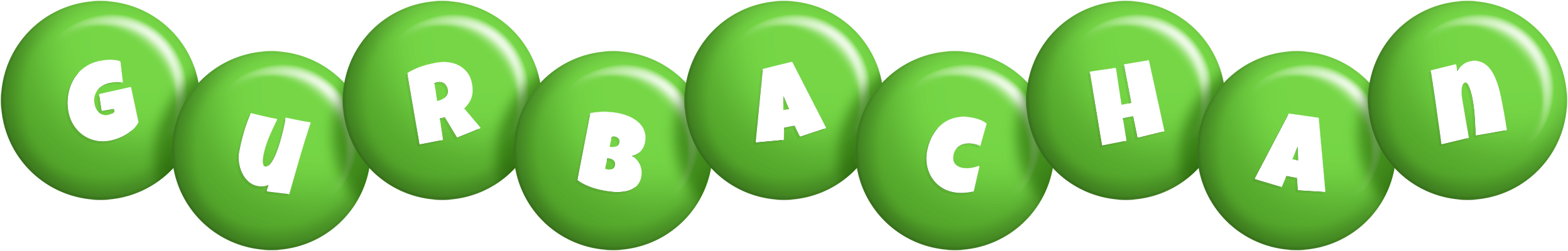 Gurbachan candy-green logo