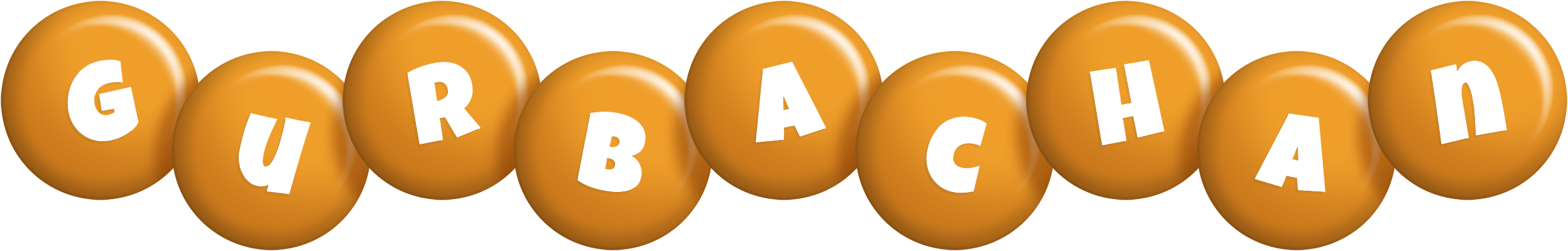 Gurbachan candy-orange logo