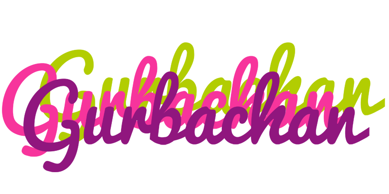 Gurbachan flowers logo