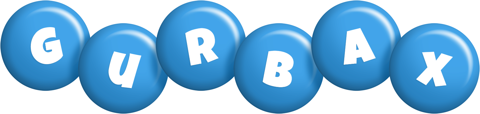 Gurbax candy-blue logo