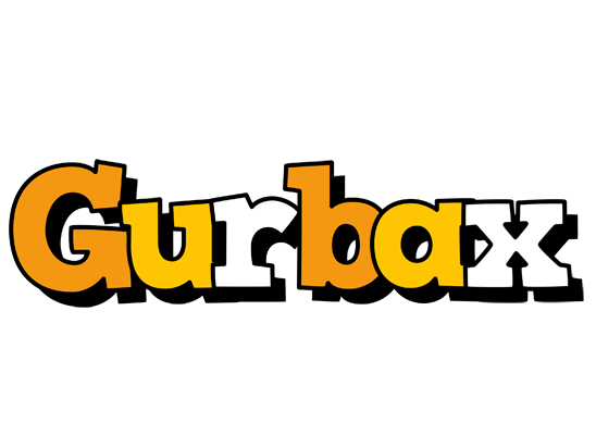 Gurbax cartoon logo