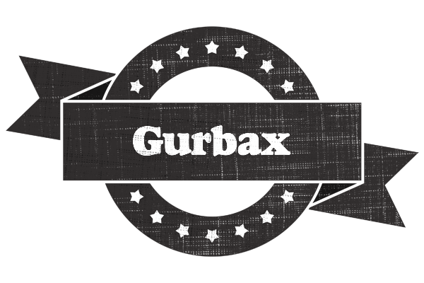 Gurbax grunge logo