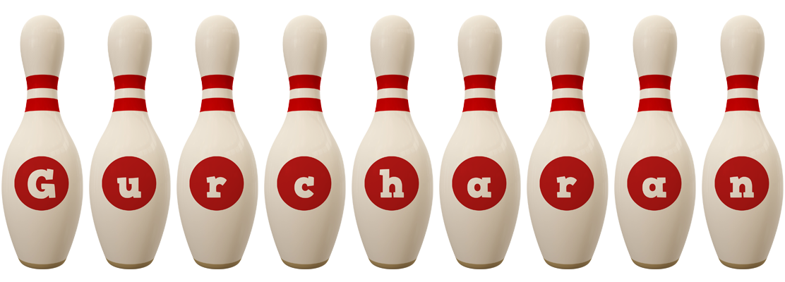 Gurcharan bowling-pin logo