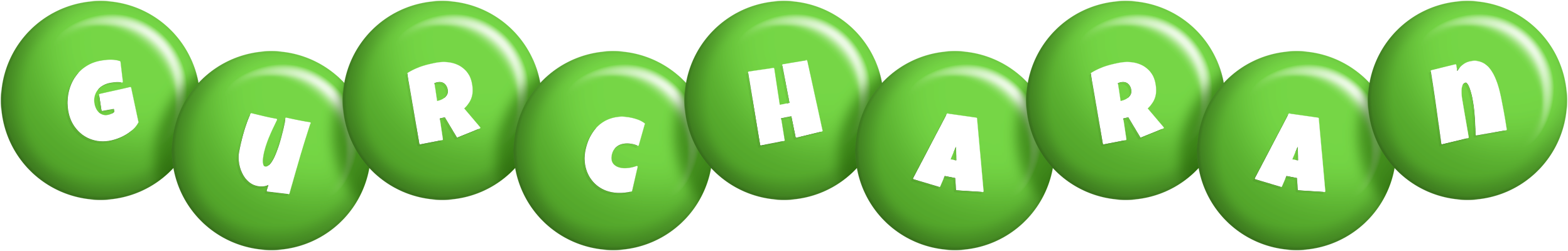 Gurcharan candy-green logo