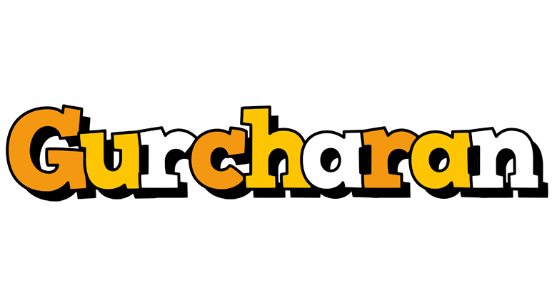 Gurcharan cartoon logo