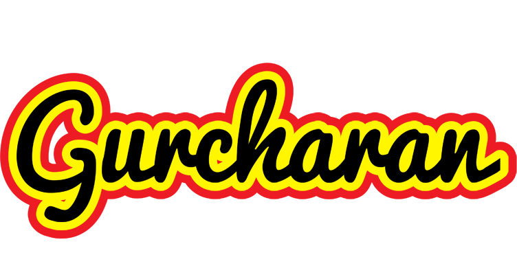 Gurcharan flaming logo