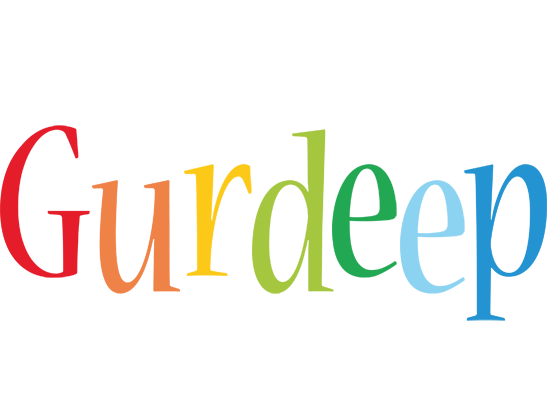 Gurdeep birthday logo