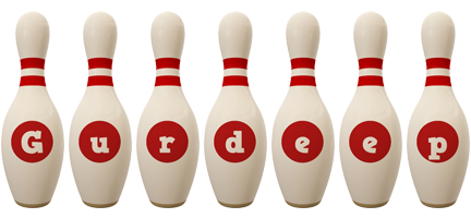 Gurdeep bowling-pin logo