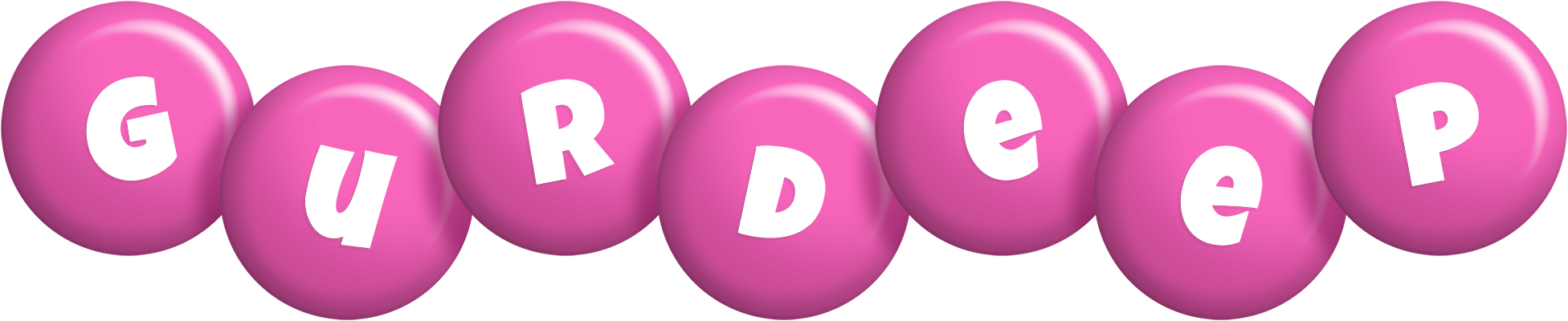 Gurdeep candy-pink logo