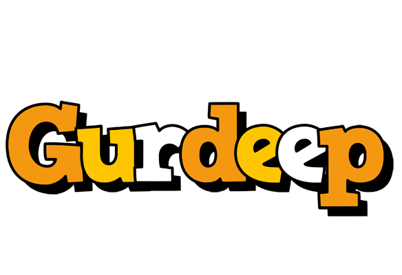 Gurdeep cartoon logo