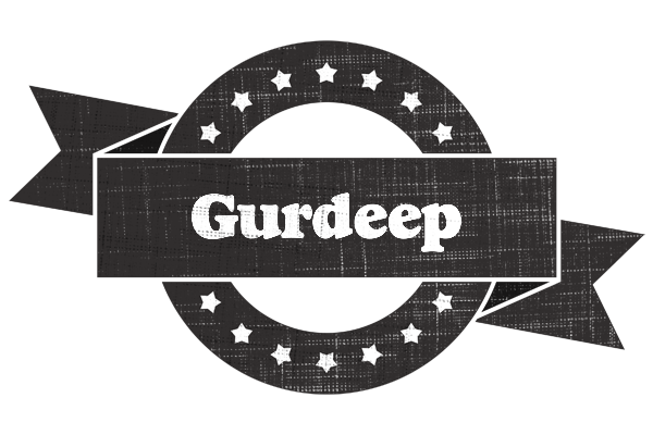 Gurdeep grunge logo
