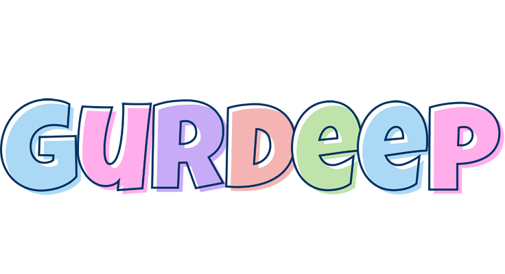Gurdeep pastel logo