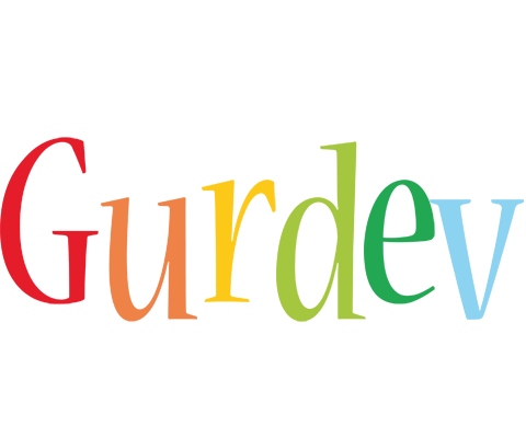 Gurdev birthday logo