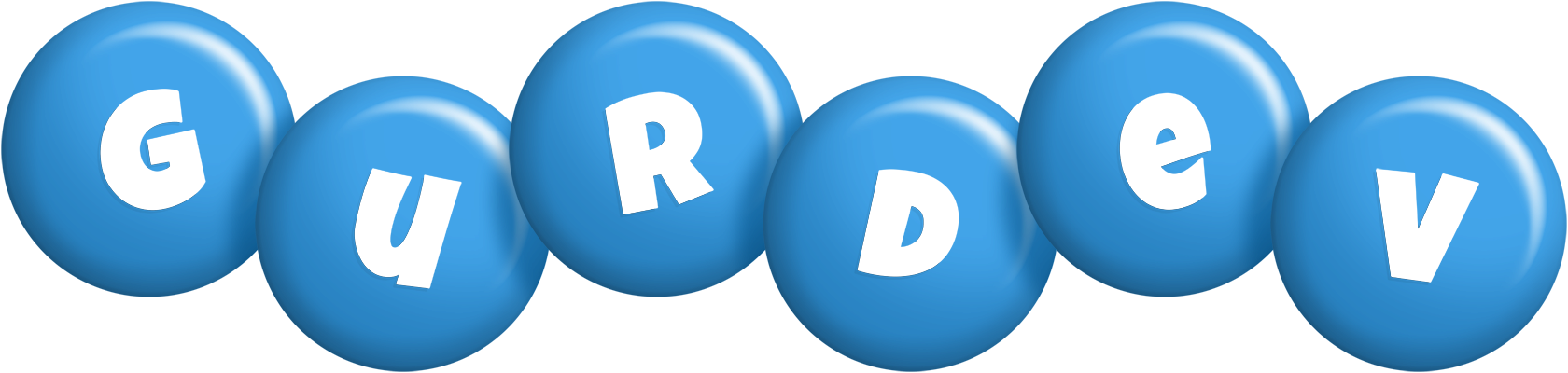 Gurdev candy-blue logo