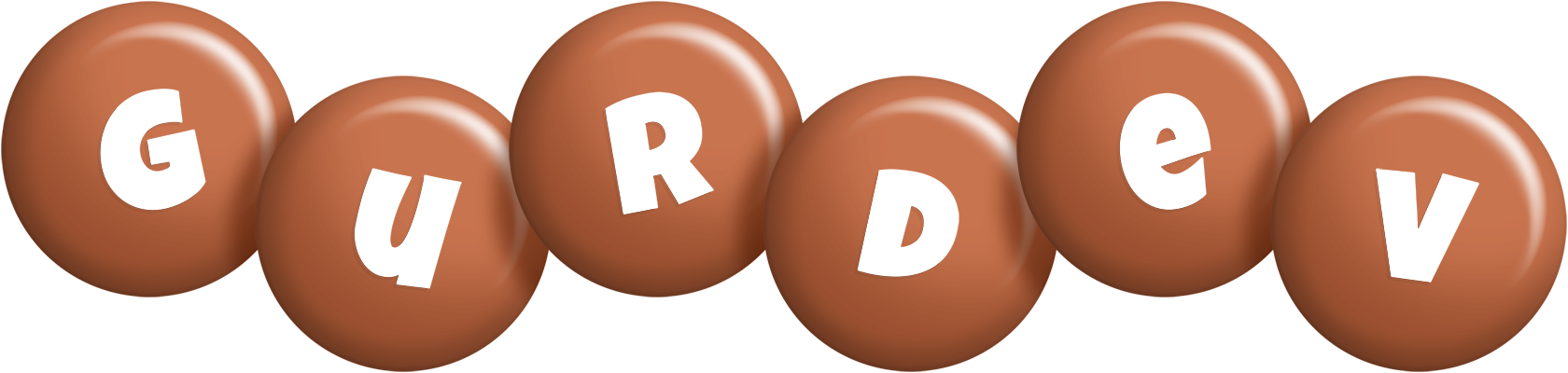 Gurdev candy-brown logo