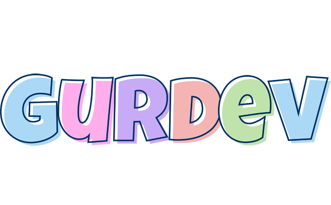 Gurdev pastel logo
