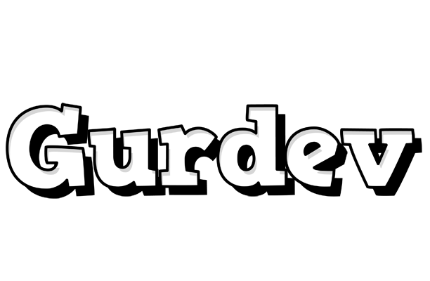 Gurdev snowing logo