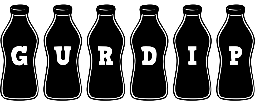 Gurdip bottle logo