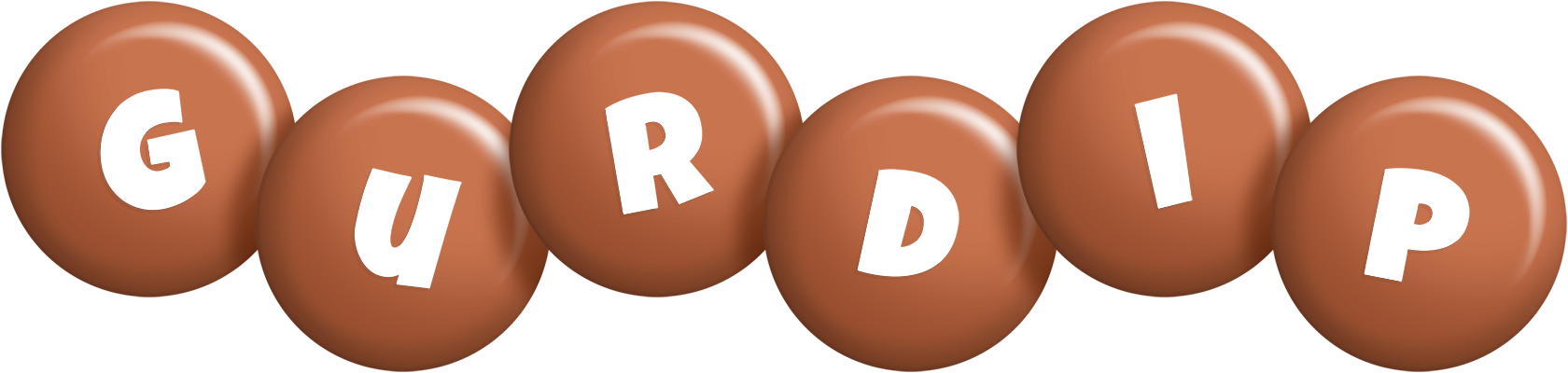 Gurdip candy-brown logo