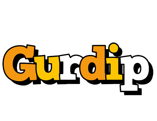 Gurdip cartoon logo