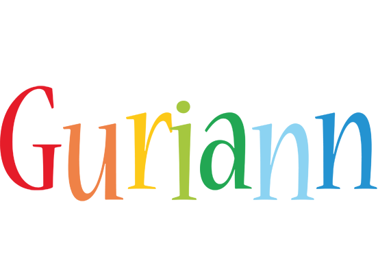 Guriann birthday logo