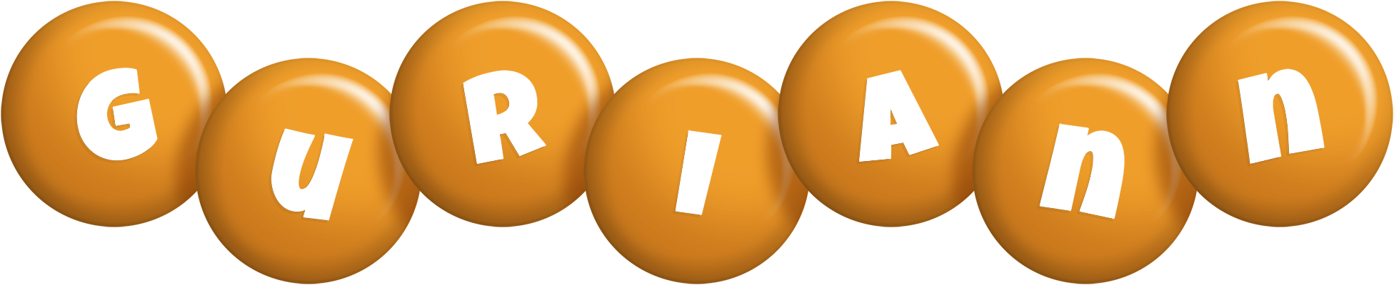 Guriann candy-orange logo
