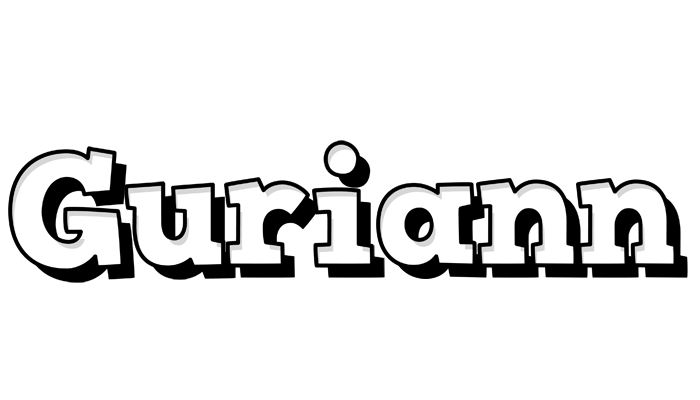 Guriann snowing logo