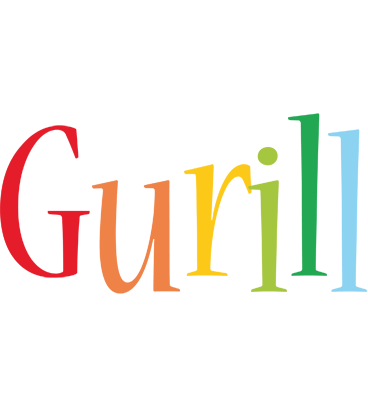 Gurill birthday logo