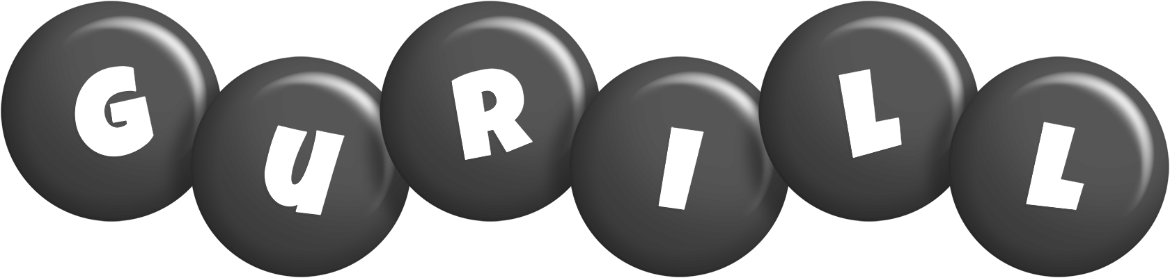 Gurill candy-black logo