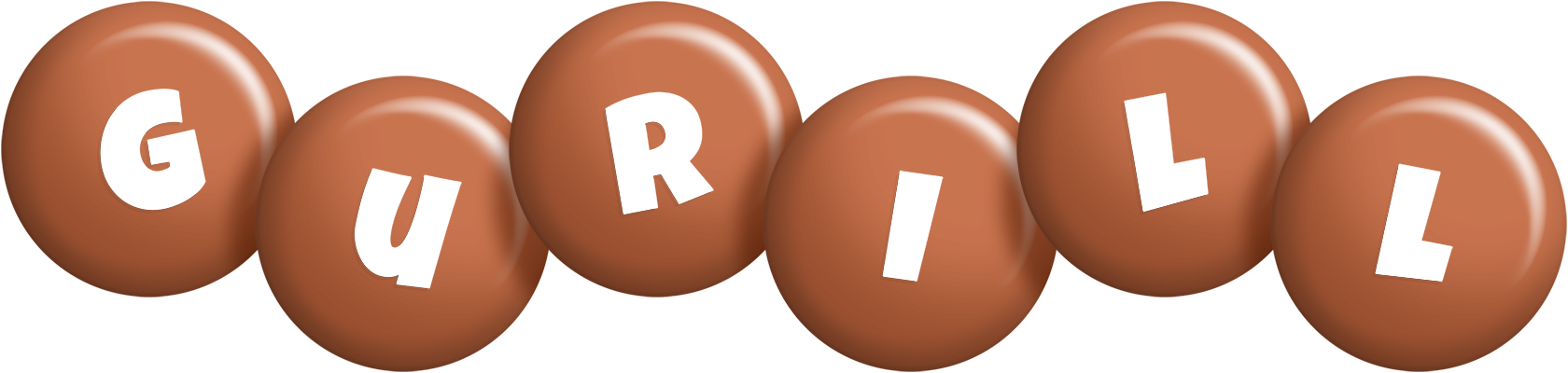 Gurill candy-brown logo