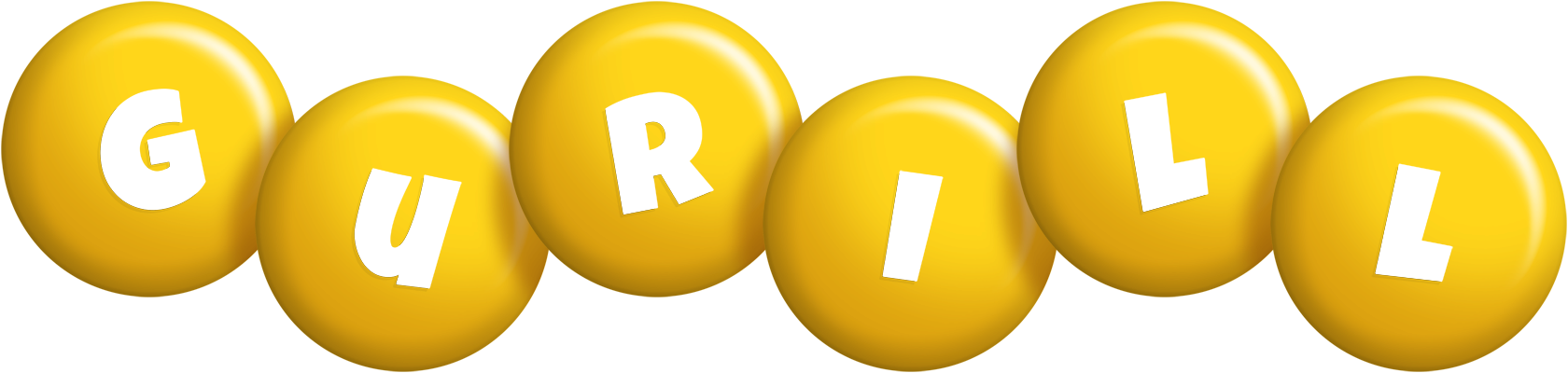 Gurill candy-yellow logo