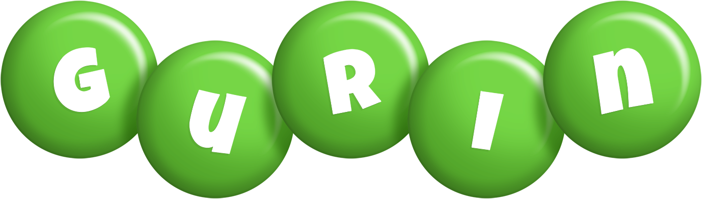 Gurin candy-green logo