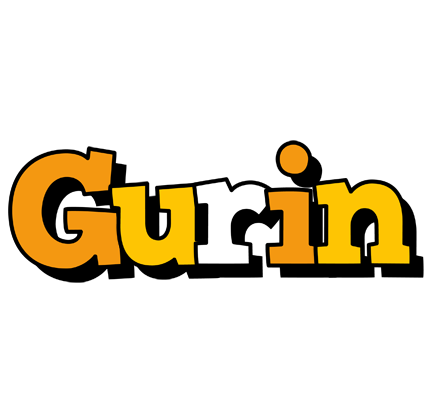 Gurin cartoon logo